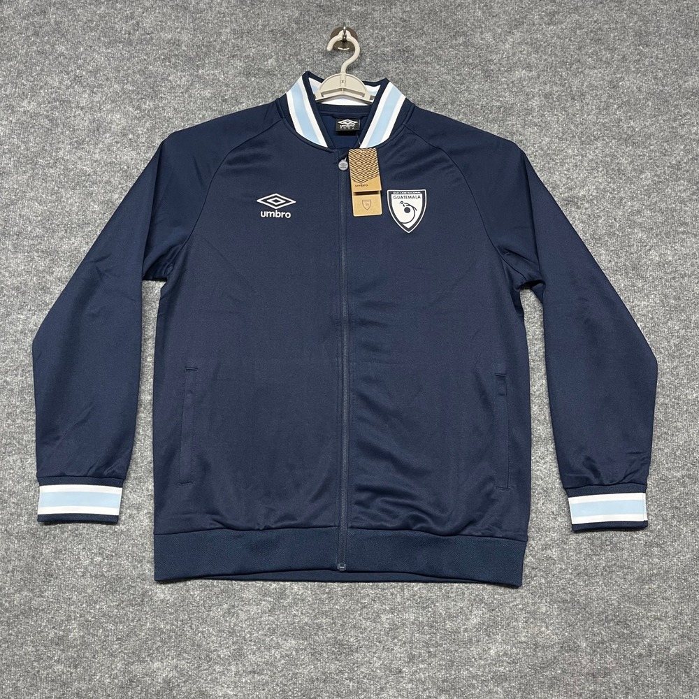 Guatemala National Football Team Jacket Mens XL Navy Blue Umbro Anthem Futbol